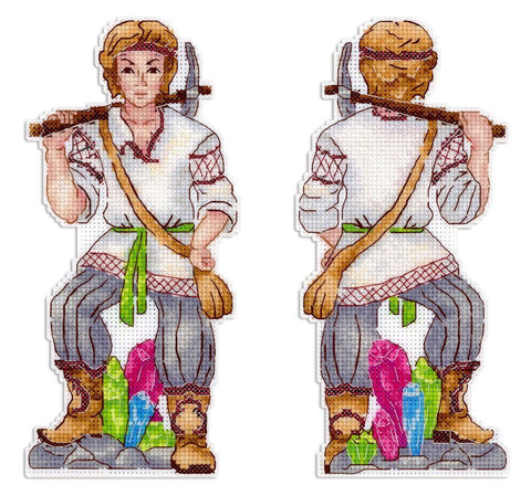 Siuvinėjimo kryželiu rinkinys „Stipruolis“ 20x9 cm SR-1183