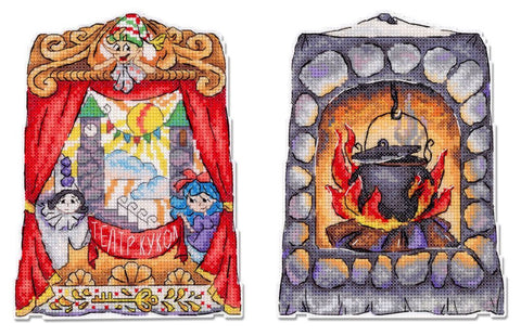 Siuvinėjimo kryželiu rinkinys „Teatras“ 17x13 cm SR-1190