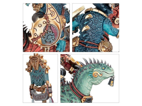 Warhammer Age of Sigmar Seraphon Aggradon Lancers – 3 vnt.