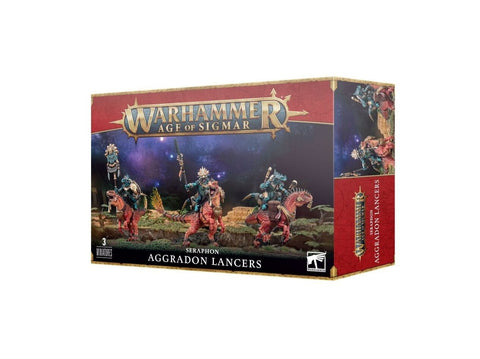 Warhammer Age of Sigmar Seraphon Aggradon Lancers – 3 vnt.