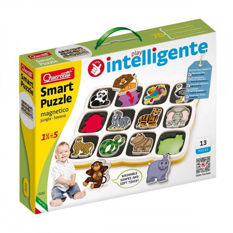 Quercetti: Smart Puzzle magnetico - Edukacinis Žaislas - HOBI.LT 🇱🇹