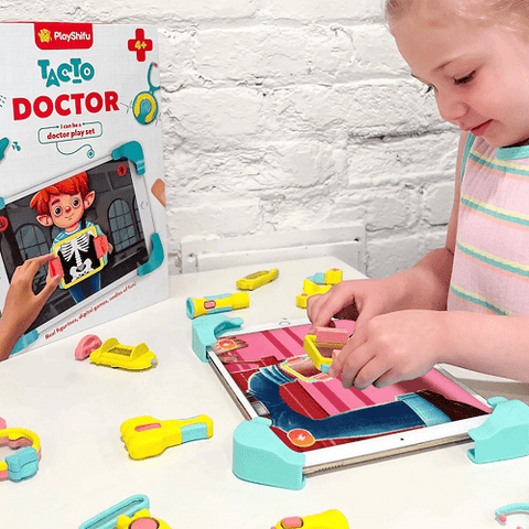 PlayShifu Tacto Gydytojas interaktyvus STEM rinkinys vaikams, 100 lygių LT