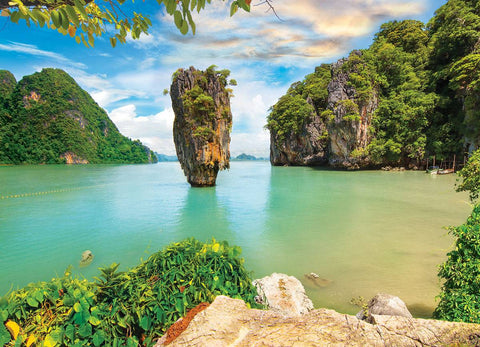 Phang Nga įlankos Tailando salų dėlionė 1000 detalių – aukšta kokybė