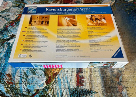 Ravensburger dėlionė Žiemos kardinolai, 1000 detalių suaugusiems