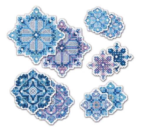 RIOLIS: Snowflakes Decorations siuvinėjimo rinkinys iš RIOLIS Nr.: 1889AC - HOBI.LT 🇱🇹