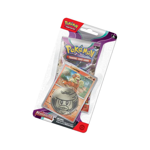 Pokémon TCG Paldea Evolved Growlithe Checklane papildymas (anglų k.)