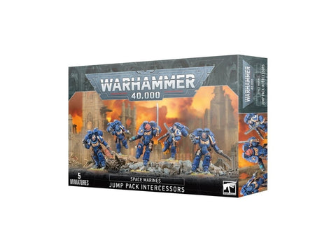 Warhammer 40,000 Space Marines Jump Pack Intercessors rinkinys