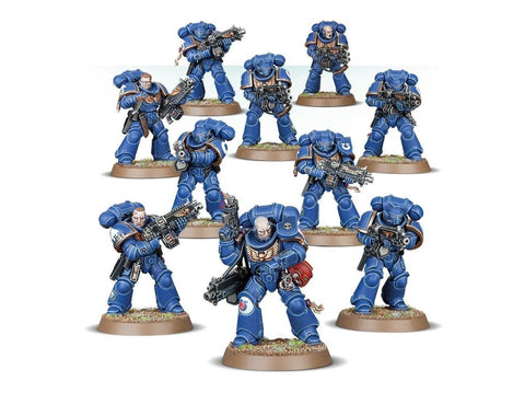 Warhammer 40,000 Space Marines Primaris Intercessors – 10 miniatiūrų