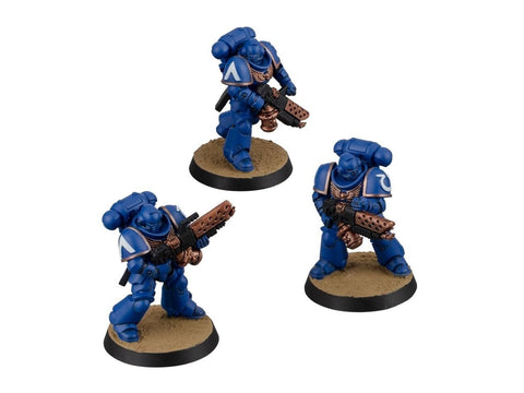 Warhammer 40,000 Infernus Space Marines rinkinys su Citadel dažais ir teptuku