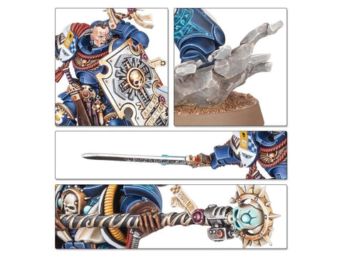 Warhammer 40,000 Space Marines startinis rinkinys su miniatiūromis ir dažais