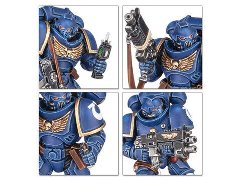Warhammer 40,000 Space Marines startinis rinkinys su miniatiūromis ir dažais