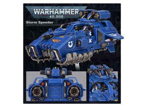 Warhammer 40k Space Marines Storm Speeder Hailstrike modelis 48-45