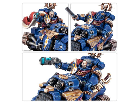 Warhammer 40,000 Space Marines kapitonas ant motociklo 48-113