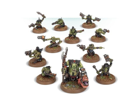 Warhammer Ork Gretchin rinkinys – 10 plastikinės miniatiūros