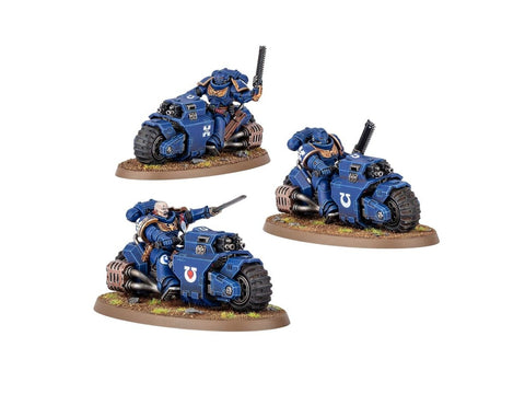 Warhammer 40,000 Space Marines Outrider Squad, 3 motociklininkai 48-112