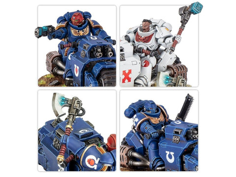 Warhammer 40,000 Space Marines Outrider Squad, 3 motociklininkai 48-112