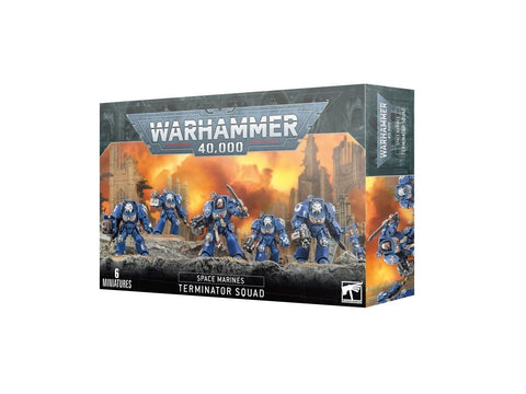 Warhammer 40K Space Marines Terminator būrys miniatiūrų rinkinys