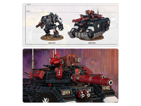 Warhammer 40,000 Imperial Fists tankų ir drednoutų rinkinys