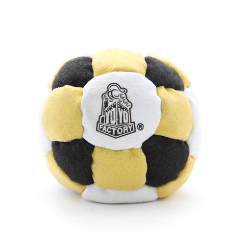YoYoFactory smėlio spardymo kamuoliukas 6 cm, geltonas – minkštas sintetinis zomšas, ilgaamžis aktyviam laisvalaikiui