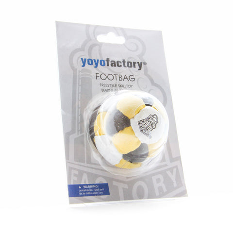 YoYoFactory smėlio spardymo kamuoliukas 6 cm, geltonas – minkštas sintetinis zomšas, ilgaamžis aktyviam laisvalaikiui