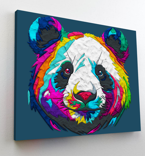 Splat Planet 3D modelino paveikslas „Panda“ – 30x40 cm, 20 spalvų, 5+