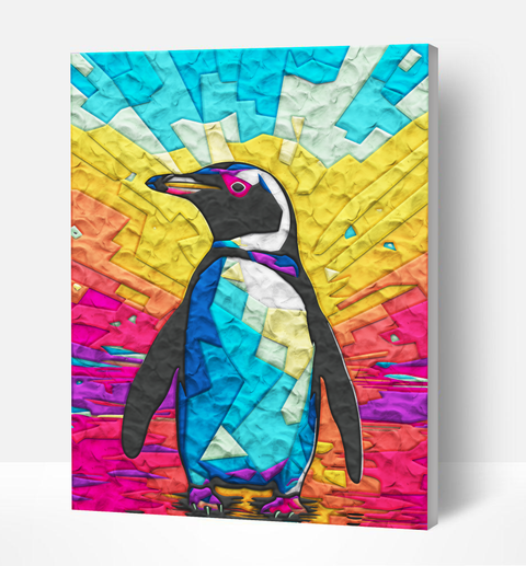 Kūrybinis modelino paveikslo rinkinys Splat Planet „Pingvinas“, 30×40 cm, 20 spalvų, 5+