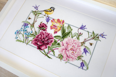 Luca - s: Spring Flowers SBA2359 - siuvinėjimo kryželiu rinkinys - HOBI.LT 🇱🇹
