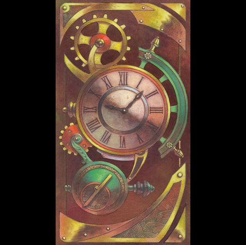 Lo Scarabeo: Steampunk Art Nouveau Tarott kortos - HOBI.LT 🇱🇹