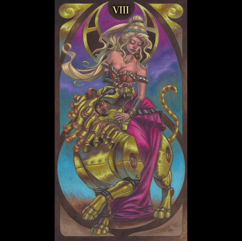 Lo Scarabeo: Steampunk Art Nouveau Tarott kortos - HOBI.LT 🇱🇹
