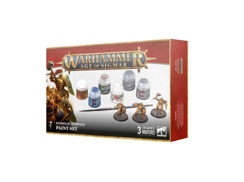 Warhammer Age of Sigmar Stormcast Eternals dažų ir figūrėlių rinkinys