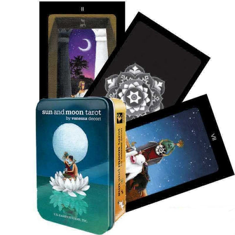 US Games Systems: Sun And Moon Tarot kortos skardinėje dėžutėje - HOBI.LT 🇱🇹