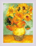 RIOLIS: Sunflowers after V. Van Gogh's Painting Siuvinėjimo rinkinys iš RIOLIS Nr.: 2032 - HOBI.LT 🇱🇹