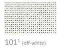 Audinys off-white (variantas 101) su smulkia austa tekstūra, arti priartintas parodymas spalvos ir rašto detalės