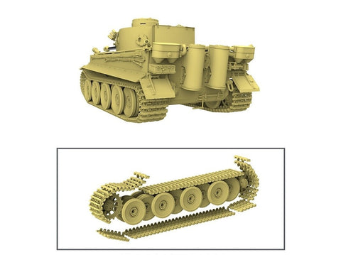 Suyata Tiger I ankstyvos gamybos, pilnas interjeras, Kurskas, 1/48 NO006