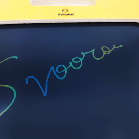 Svoora magiška piešimo lenta su LCD ekranu ir faneros rėmeliu