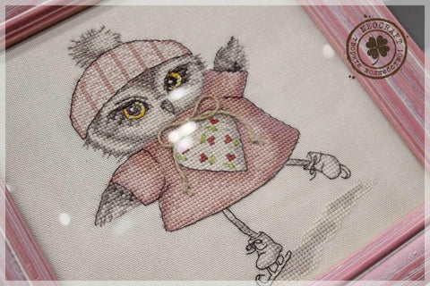 Kregždė siuvinėjimo kryželiu rinkinys NeoCraft, 13x18 cm, Zweigart