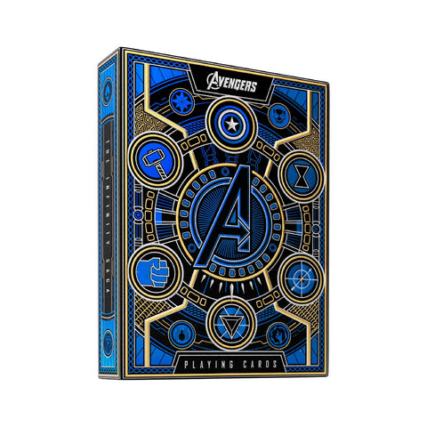 Marvel Avengers mėlynos žaidimo kortos – riboto leidimo kolekcija