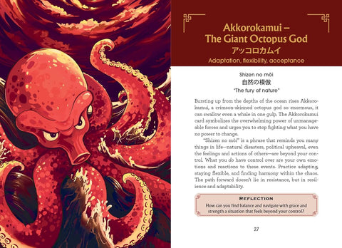 The Yokai Oracle japonų folkloro orakulo kortos dvasiniam vedimui