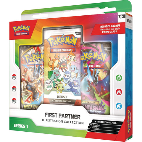 Pokémon First Partner Series 1 kolekcinė dėžutė su promo kortomis
