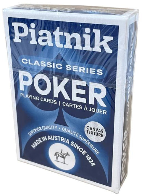 Piatnik klasikinės pokerio kortos 4 index – mėgėjams ir profesionalams