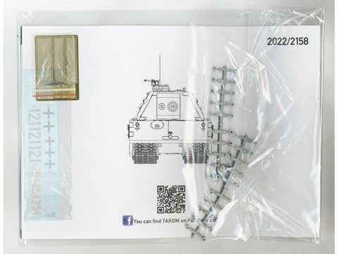 Takom VK.168.01 (P) tanko plastikinis modelis 1/35, 2158