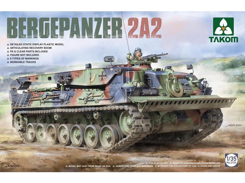 Takom Bergepanzer 2A2 1/35 plastikinis šarvuoto tanko modelis