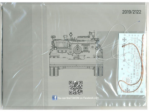 Takom Bergepanzer 2 Leopard 1, 1/35 plastikinis modelis