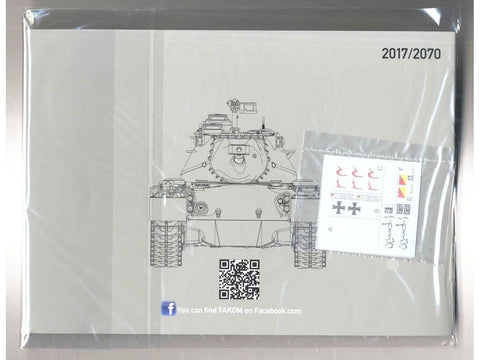 Takom M47/G Patton tankas 2-in-1 1/35 surinkimo rinkinys