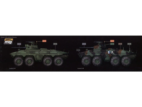Takom Bundeswehr SpPz 2 Luchs A1/A2 2 in 1 1/35 plastikinis rinkinys