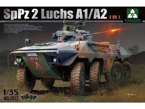 Takom Bundeswehr SpPz 2 Luchs A1/A2 2 in 1 1/35 plastikinis rinkinys