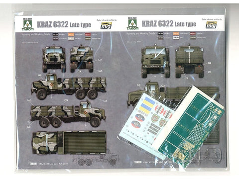 Takom KrAZ-6322 Ukrainos sunkvežimis 1/35 surenkamas modelis