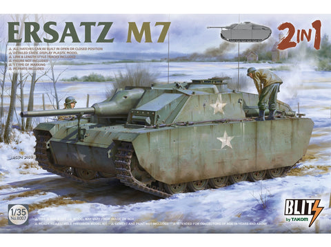 Takom Ersatz M7 2 in 1 1/35 plastikinio modelio rinkinys (8007)