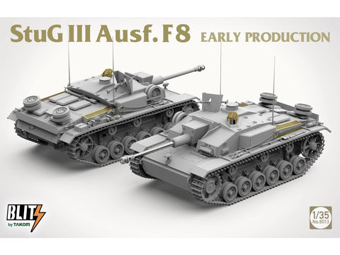 Takom StuG III Ausf.F8 ankstyvoji versija surenkamas modelis 1/35 8013