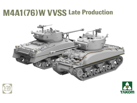 Takom M4A1(76)W VVSS vėlyvasis tankas, plastikinis rinkinys